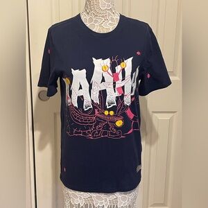 AAAHH!!! Real Monsters Unisex Large Double Sided Graphic Nickelodeon Shirt